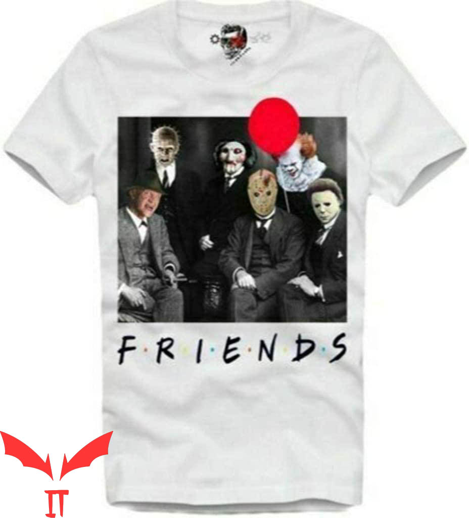 IT Pennywise T-Shirt Friends Horror Characters Halloween