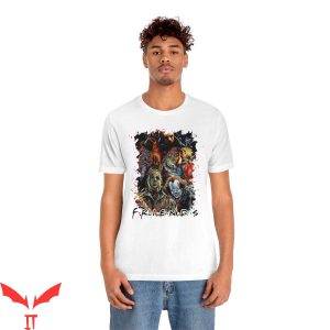 IT Pennywise T-Shirt Friends Horror Movie Characters