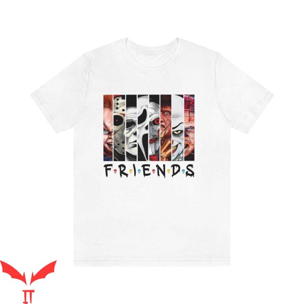 IT Pennywise T-Shirt Friends Serial Killer Horror Characters