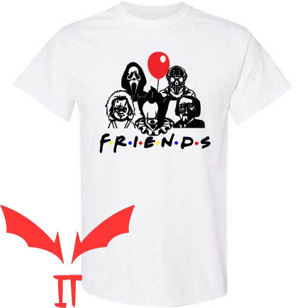 IT Pennywise T-Shirt Halloween Friends Horror Killers
