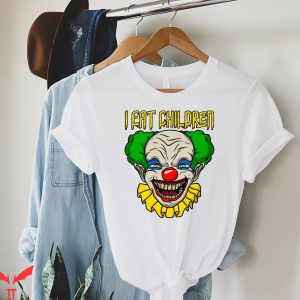 IT Pennywise T-Shirt I Eat Children Scary Clown Halloween