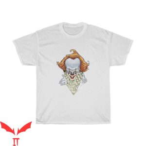 IT Pennywise T-Shirt Scary Clown Laughing Face IT The Movie