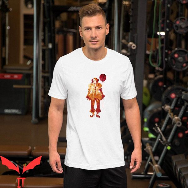 IT Pennywise T-Shirt Scary Clown Red Balloon IT The Movie