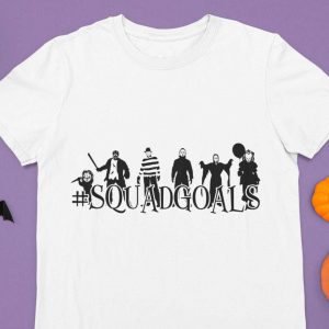 IT Pennywise T-Shirt Squad Goals Horror Halloween Movie