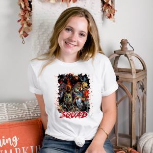IT Pennywise T-Shirt Squads Horror Movie Characters