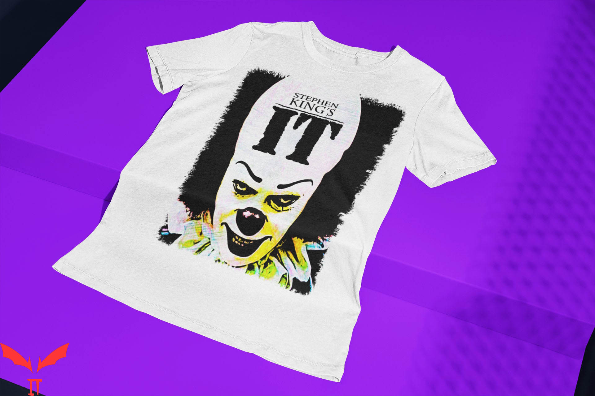 IT Pennywise T-Shirt Stephen King's IT Movie Poster