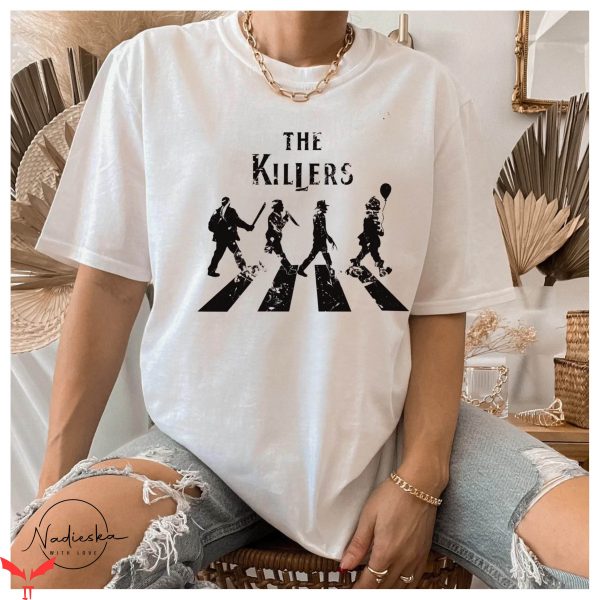 IT Pennywise T-Shirt The Killers Silhouette Horror Character