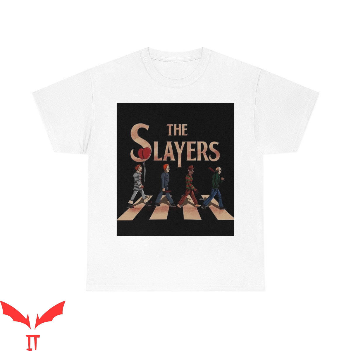 IT Pennywise T-Shirt The Slayers Horror Movie Characters