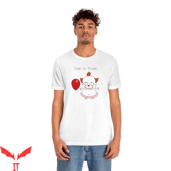 IT Pennywise T-Shirt Time To Float Spooky Killer Halloween