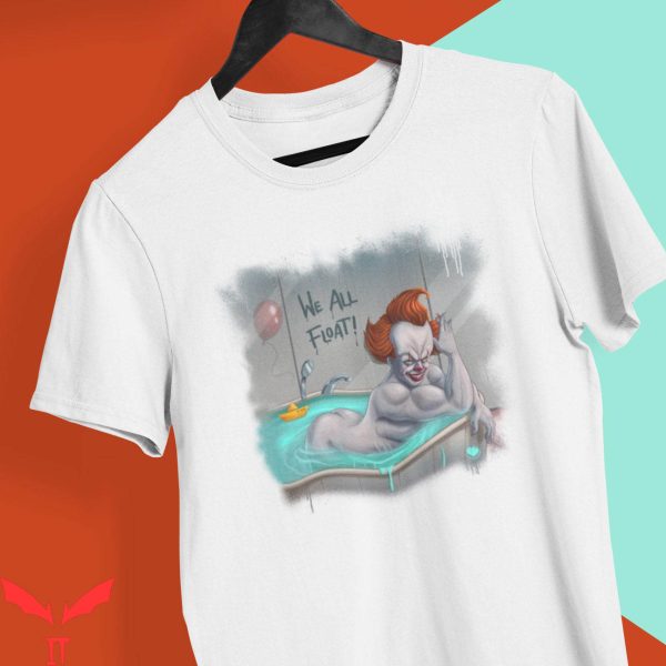 IT Pennywise T-Shirt We All Float Muscle Killer Clown