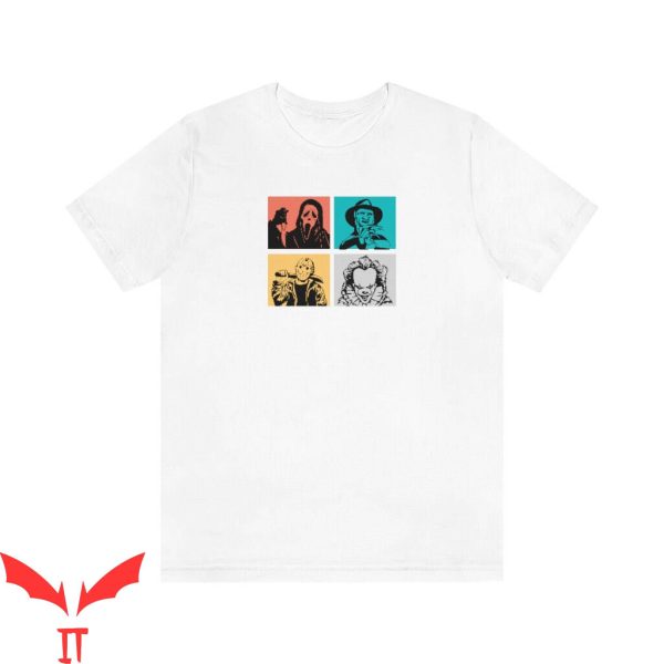 IT Pennywise T-Shirt Windows Horror Movie Characters