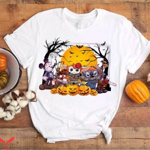 IT T-Shirt Disney Stitch Horror Characters IT The Movie