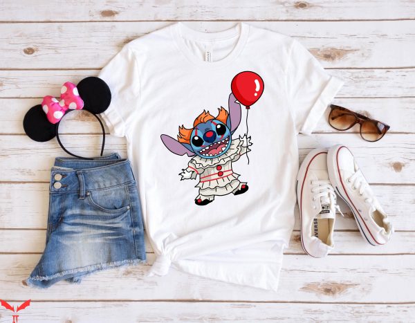 IT T-Shirt Disney Stitch Pennywise Balloon IT The Movie
