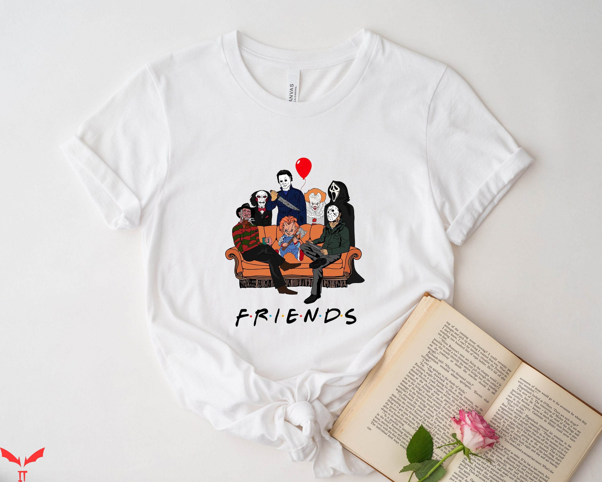 IT T-Shirt Friends Halloween Horror Characters IT The Movie