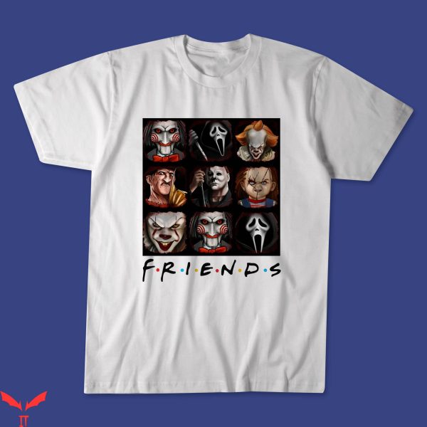 IT T-Shirt Friends Scary Characters Pennywise IT The Movie
