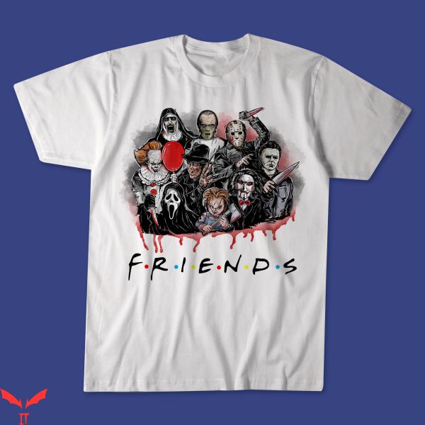 IT T-Shirt Friends Scary Horror Characters IT The Movie