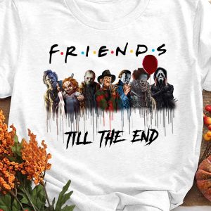 IT T-Shirt Friends Till The End Scary Character IT The Movie