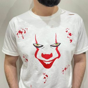 IT T-Shirt Halloween Evil Clown Smiling Face IT The Movie