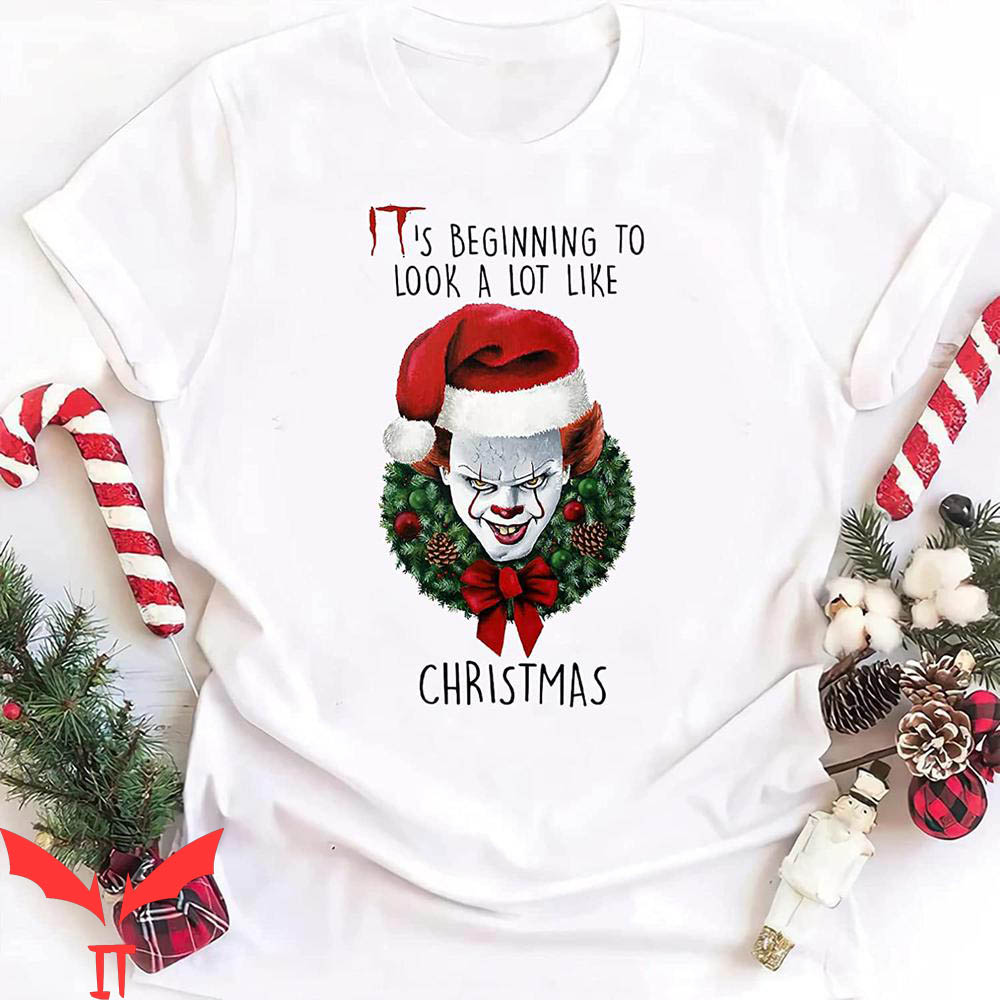 IT T-Shirt It's Beginning To Look A Lot Like IT The Movie