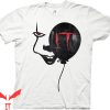IT T-Shirt Pennywise Face Black Balloon IT The Movie