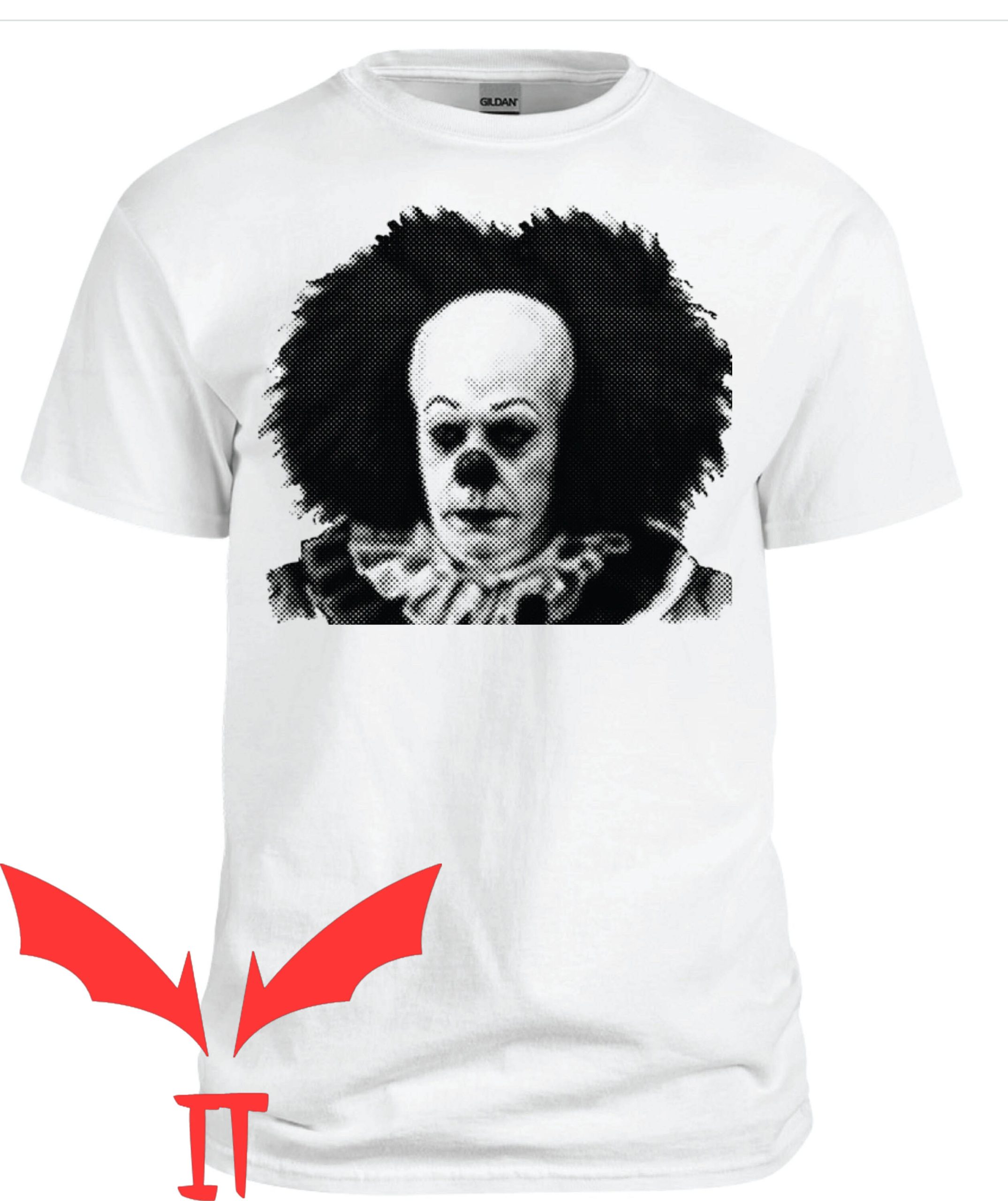 IT T-Shirt Pennywise Large Face Horror IT The Movie