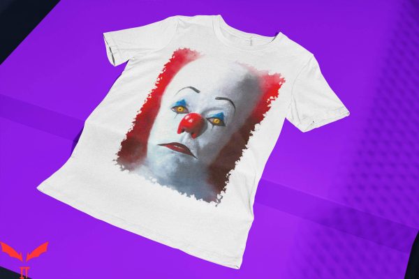 IT T-Shirt Pennywise Scary Large Face Horror IT The Movie