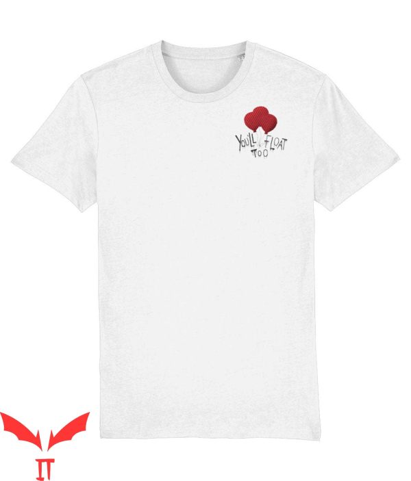 IT T-Shirt You’ll Float Too Red Balloons Horror IT The Movie