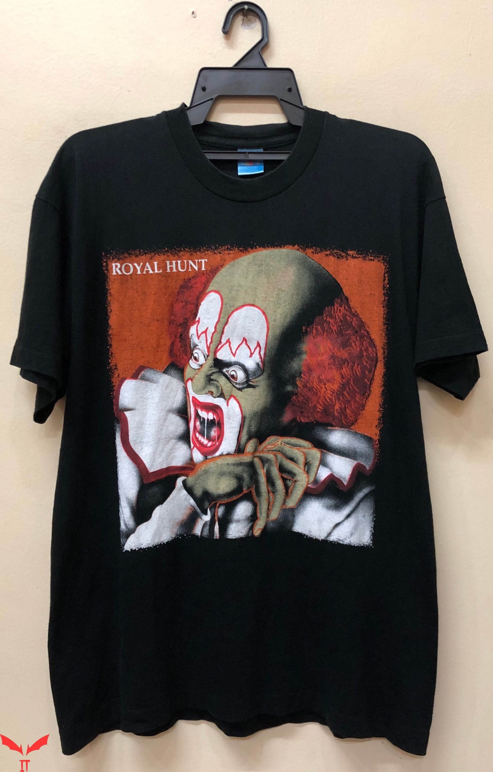 IT The Clown T-Shirt 90s Royal Hunt Clown In The Mirror