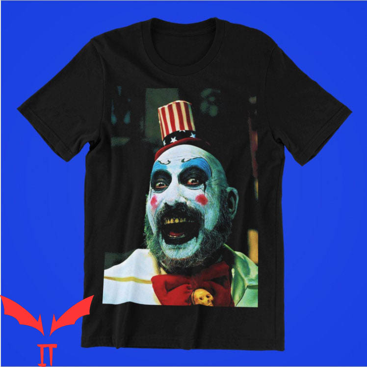 IT The Clown T-Shirt Captain Spaulding House Clown Face