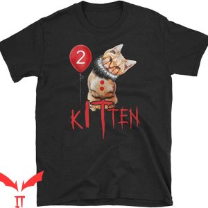 IT The Clown T-Shirt Clown Cat Kitten Scary Halloween IT
