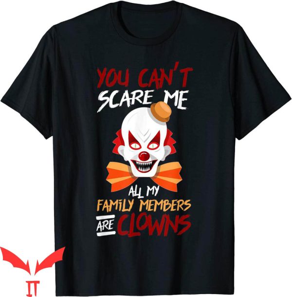 IT The Clown T-Shirt Clown Costume Halloween Party Scary