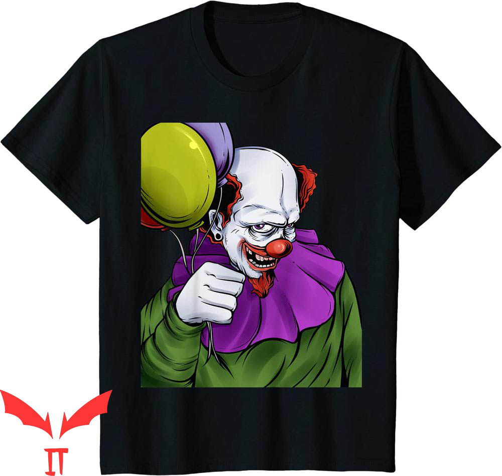 IT The Clown T-Shirt Clown Horror Halloween IT The Movie