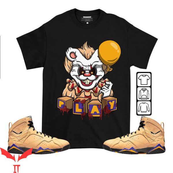 IT The Clown T-Shirt Clown Play Dripping Vachetta Tan 7s