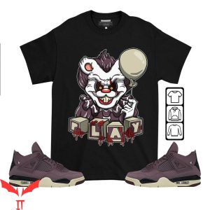 IT The Clown T-Shirt Clown Play Dripping Violet Ore 4s