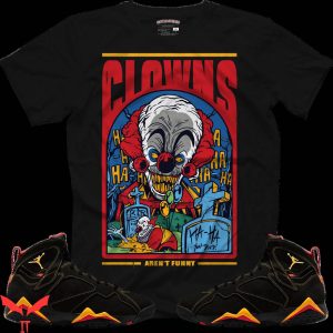 IT The Clown T-Shirt Clowns Aren't Funny Retro 7 Citrus