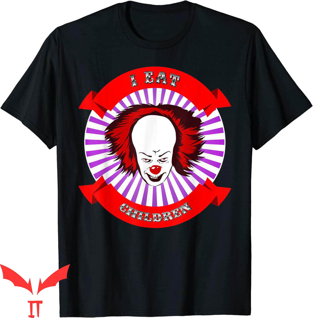 IT The Clown T-Shirt Clowns Eat Children Horror IT The Movie