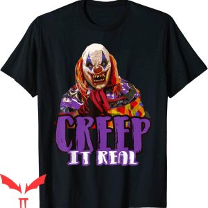 IT The Clown T-Shirt Creep It Real Evil Lifelike Carnival