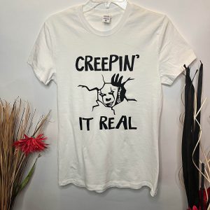 IT The Clown T-Shirt Creepin It Real Pennywise Slasher