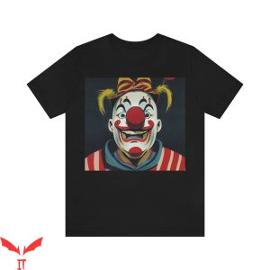 IT The Clown T-Shirt Creepy Clown Face Horror IT Movie