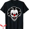 IT The Clown T-Shirt Creepy Mask Scary Clown IT The Movie