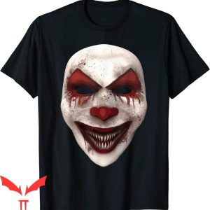 IT The Clown T-Shirt Evil Clown With Red Nose IT The Movie