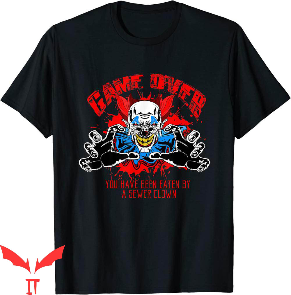 IT The Clown T-Shirt Evil Scary Creepy Clown Monster Spooky