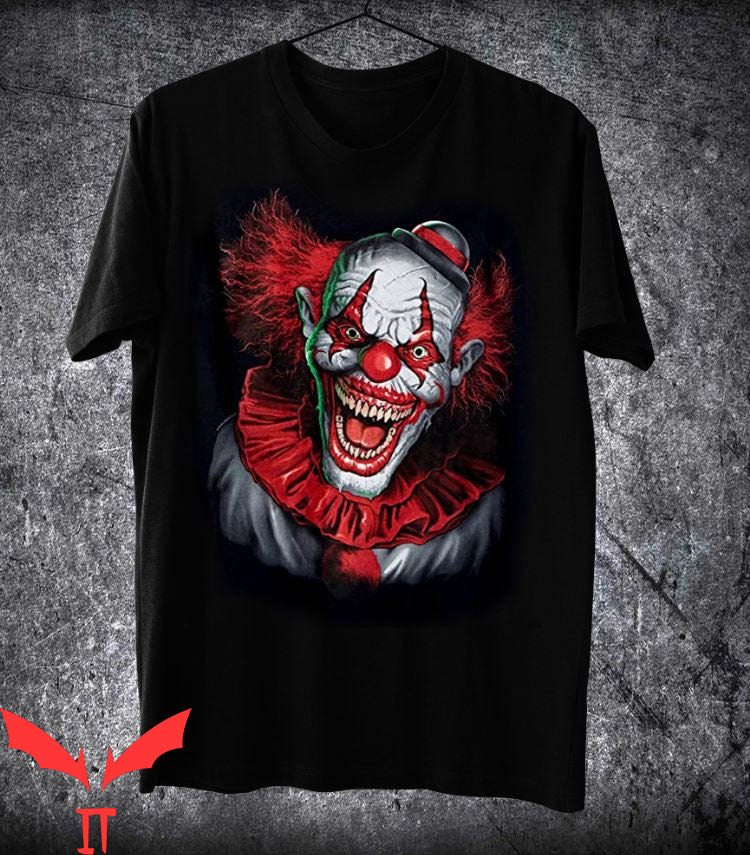 IT The Clown T-Shirt Fantasy Scary Clown IT Horror Movie