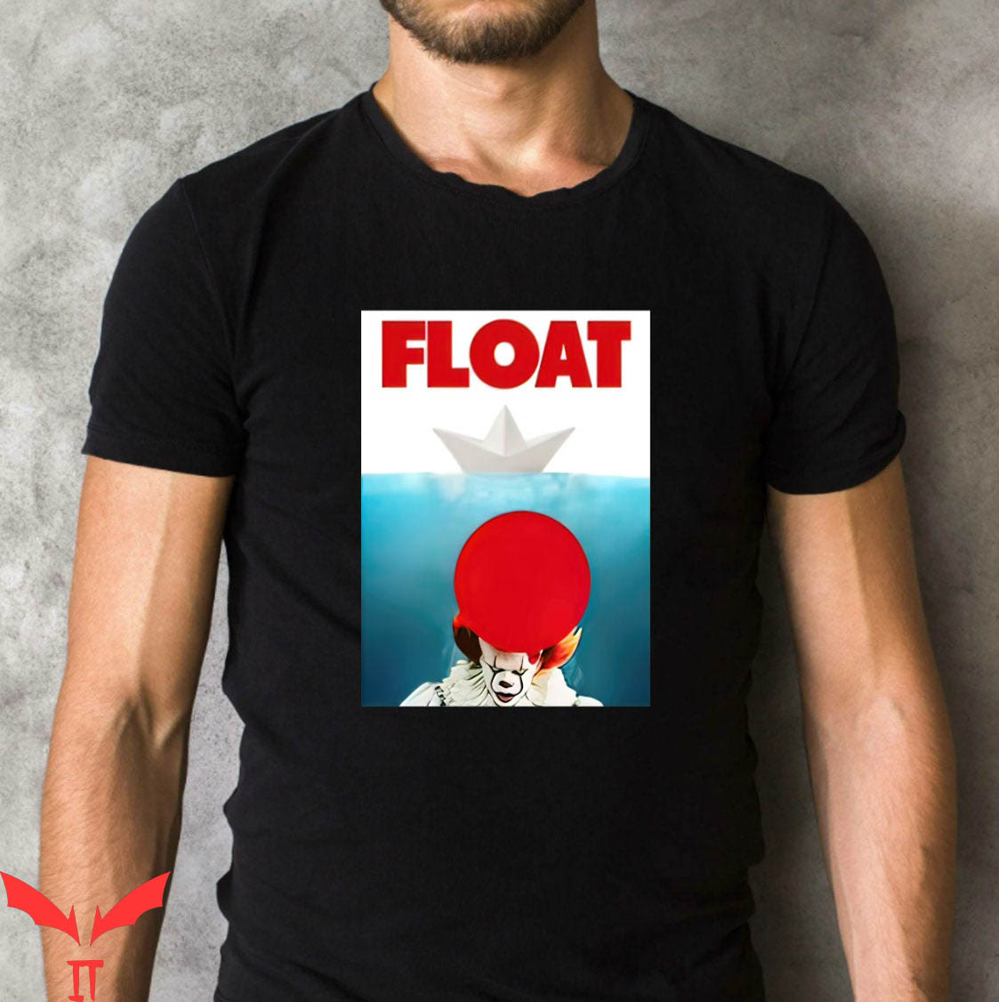 IT The Clown T-Shirt Float IT Pennywise Boat Horror Movie