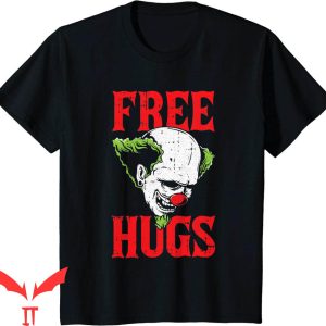 IT The Clown T-Shirt Free Hugs Halloween Evil Killer Scary