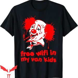 IT The Clown T-Shirt Funny Evil Clown Halloween Creepy IT