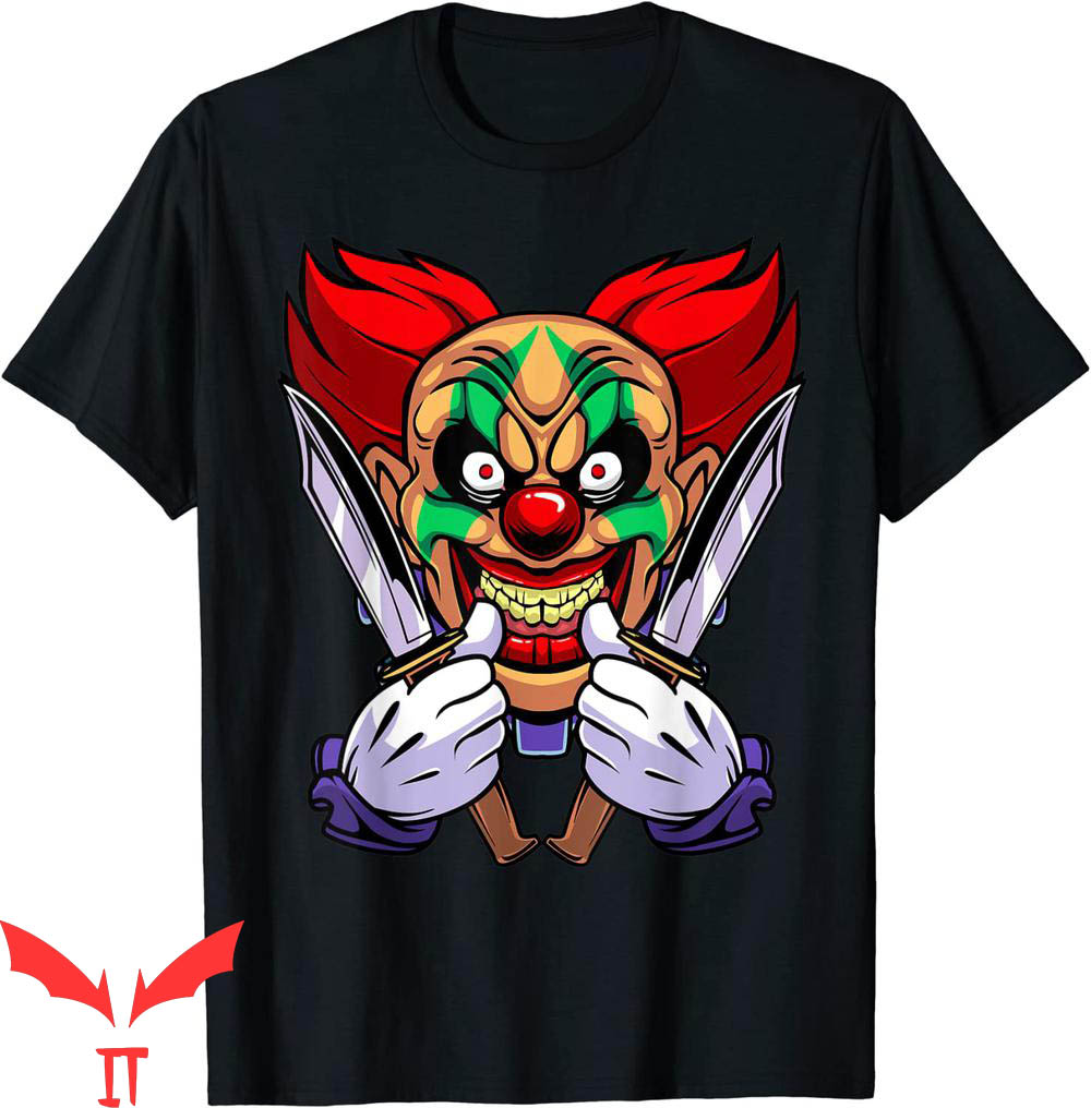 IT The Clown T-Shirt Funny Halloween Scary IT The Movie