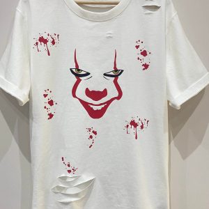 IT The Clown T-Shirt Halloween Evil Clown IT The Movie