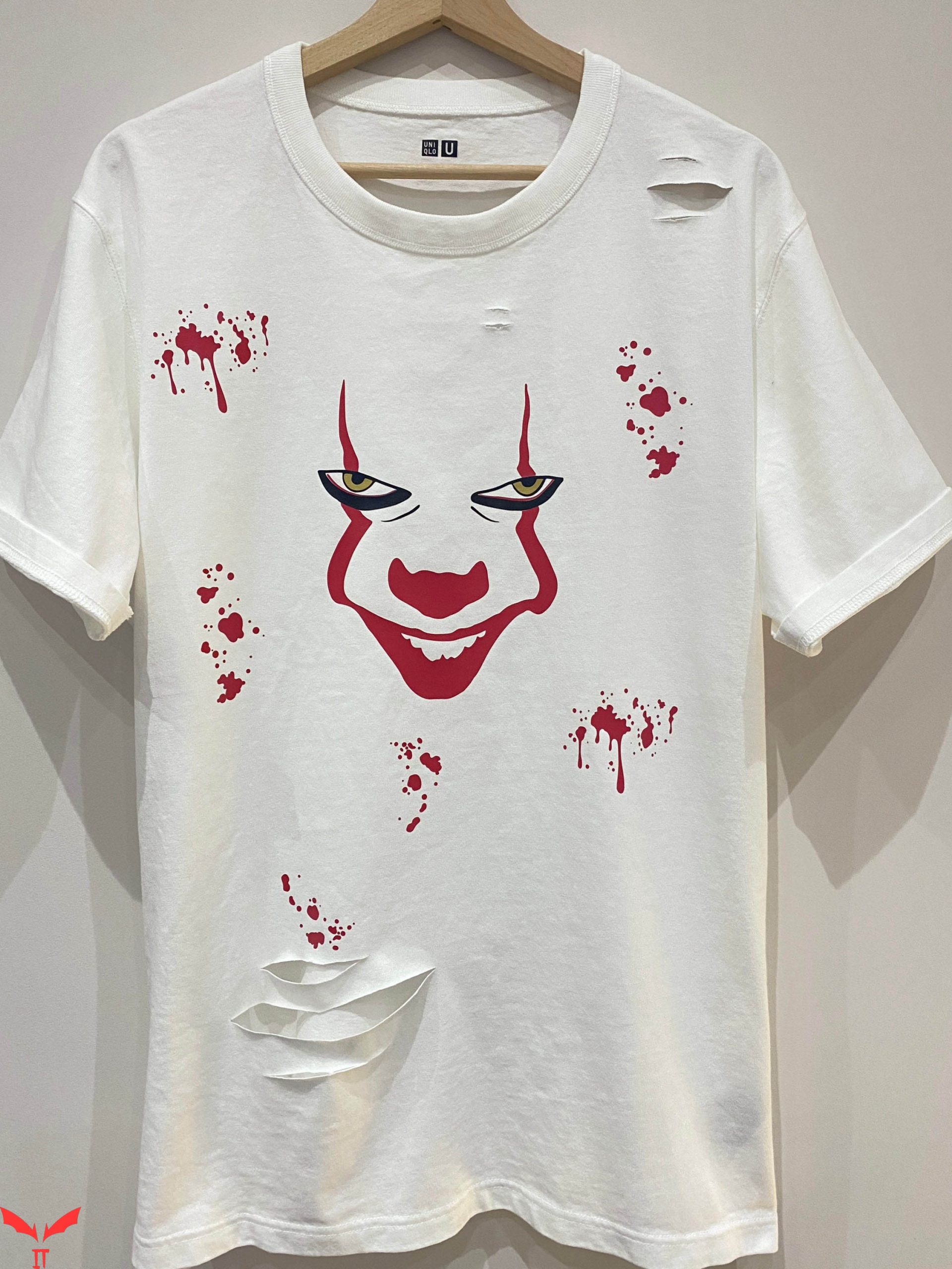 IT The Clown T-Shirt Halloween Evil Clown IT The Movie