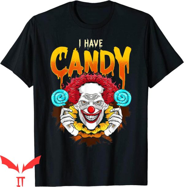 IT The Clown T-Shirt Horror Clown Face Scary Halloween